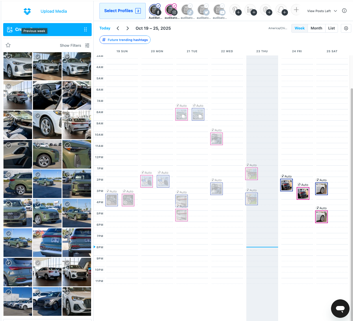 Social content examples