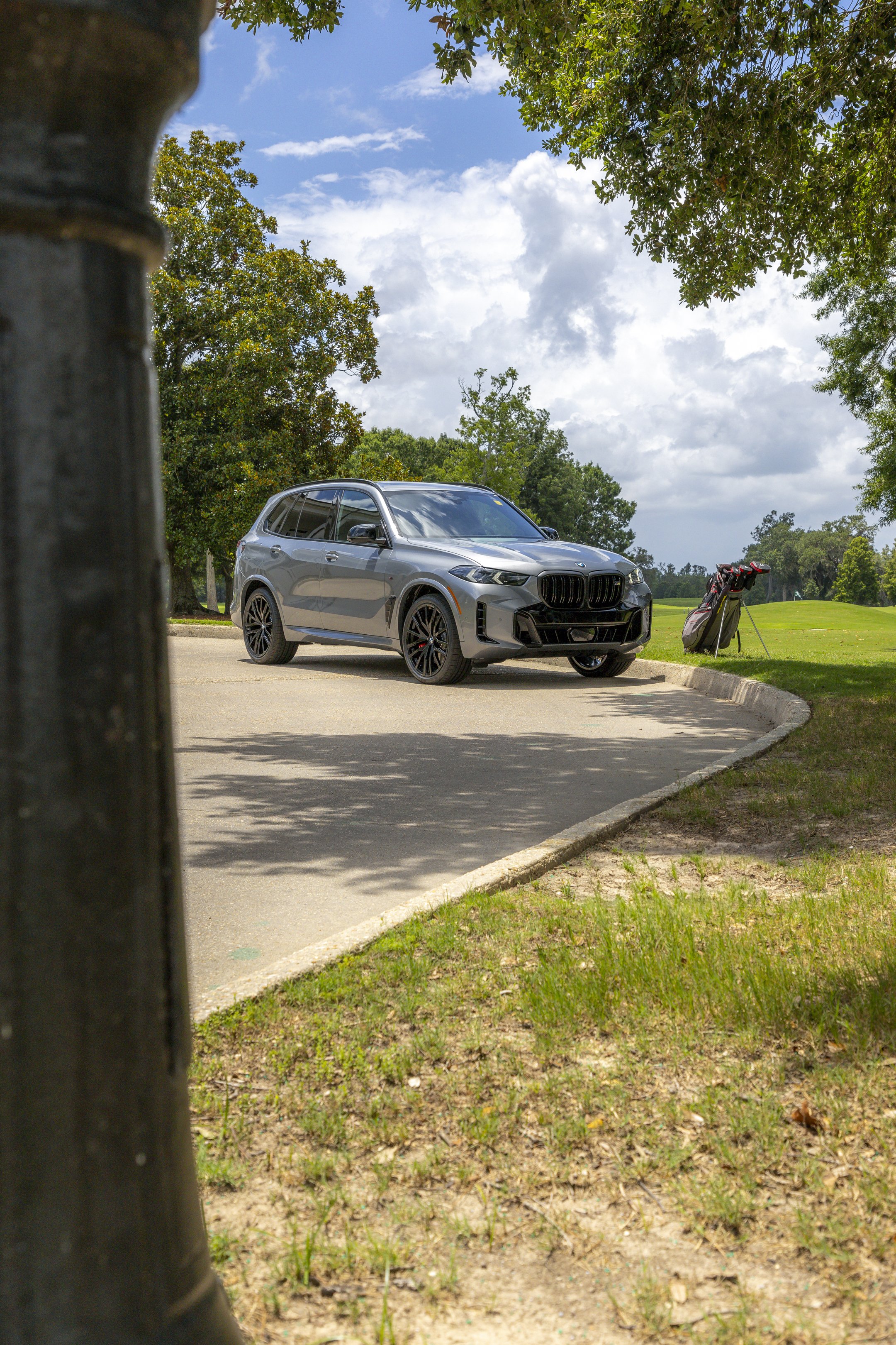BMW on course path